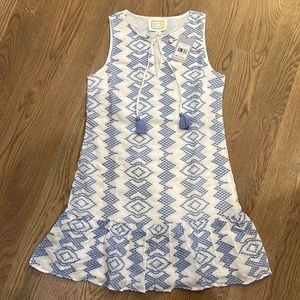 Saul to Sable Sleeveless Ruffle Hem Dress - XS